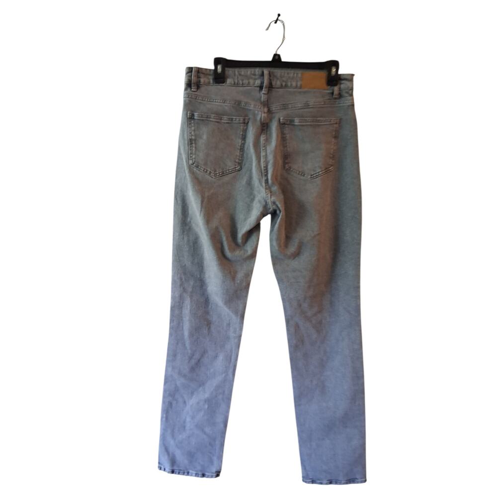 Zara Straight Leg Jeans in Grey Wash - Picture 3 of 6